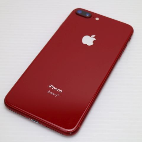 超美品 SIMフリー iPhone8 PLUS 64GB レッド RED スマホ 即日発送