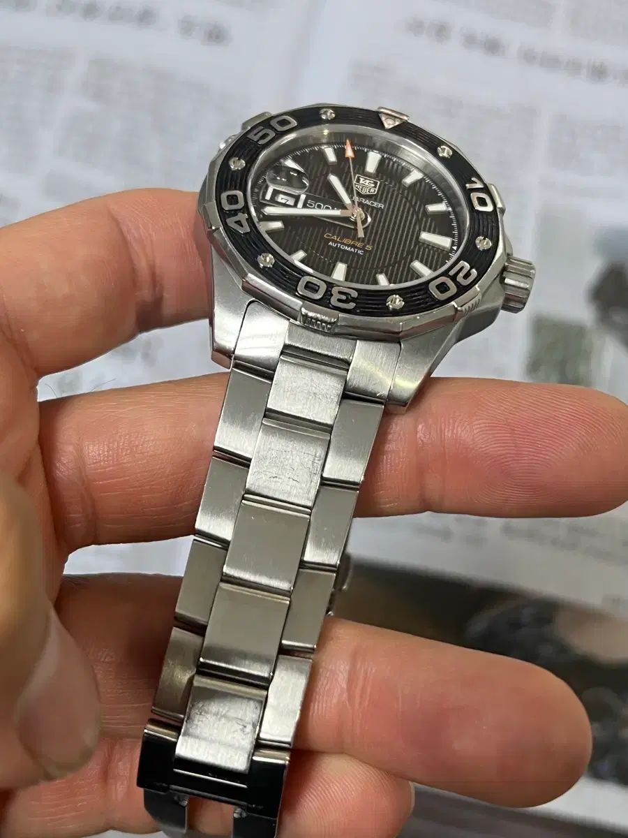  タグ ホイヤー アクアレーサー500 オートマチック 自動巻き時計 腕時計(アナログ)