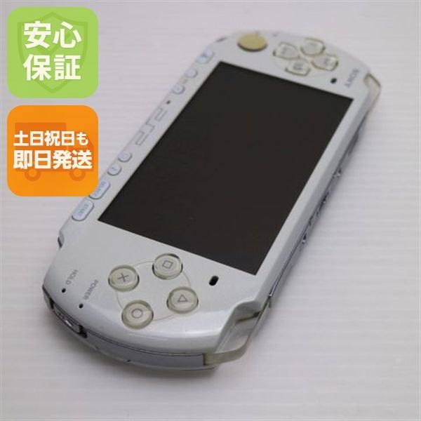 PSP-3000 パール ホワイト game SONY PlayStation Portable 本体 08000