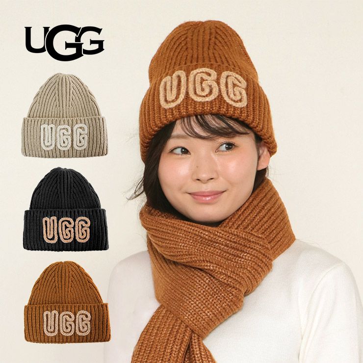 UGG アグ ビーニー Chunky Crafted Rib Beanie 102345 レディース ニット帽 チャンキー クラフテッド リブ