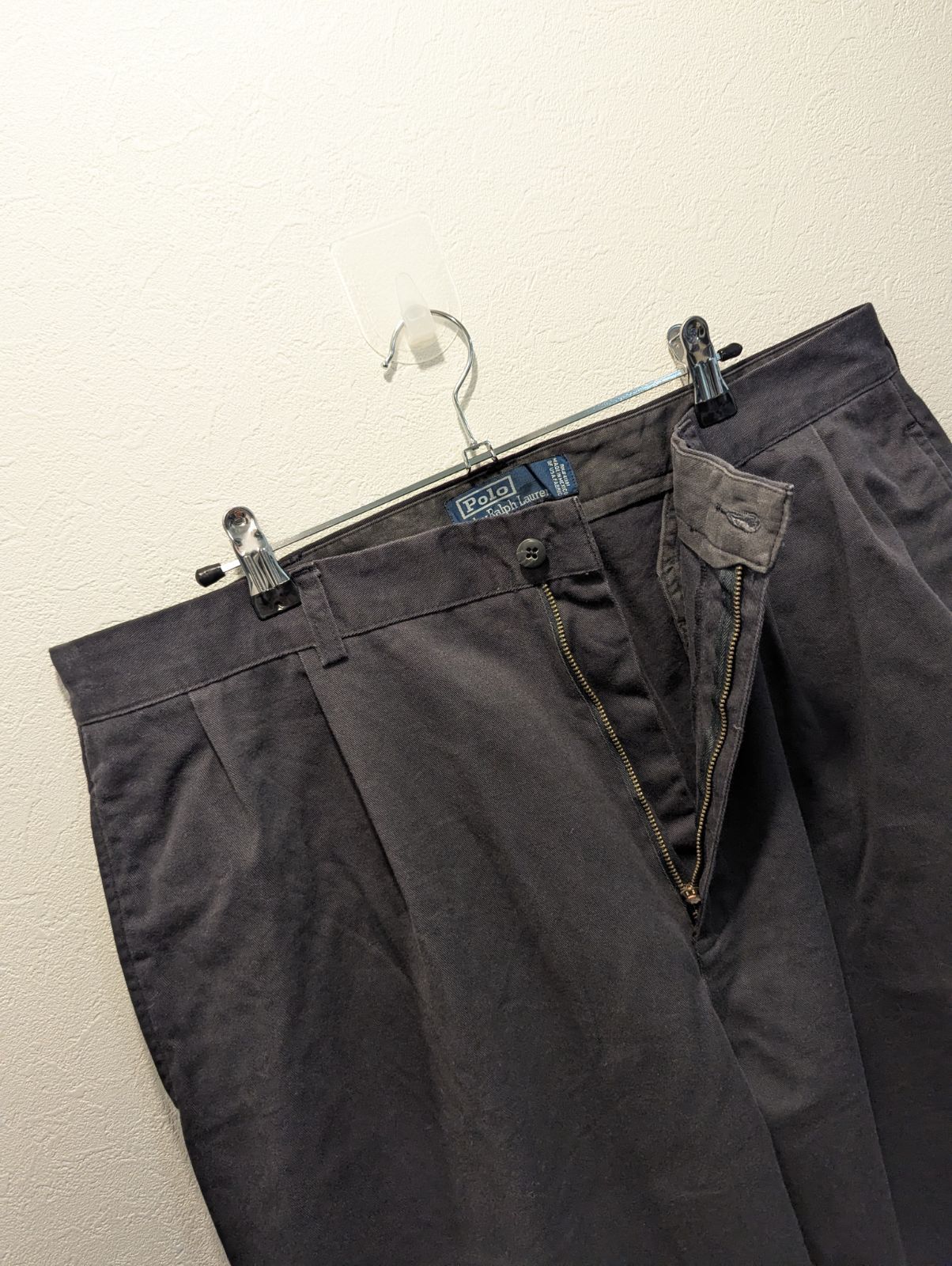 ポロバイラルフローレン　ポロチノ　チノパン　ブラック　HAMMOND PANT ポロバイラルフローレン ポロチノ ブラック HAMMOND PANT W34 90s ポロ