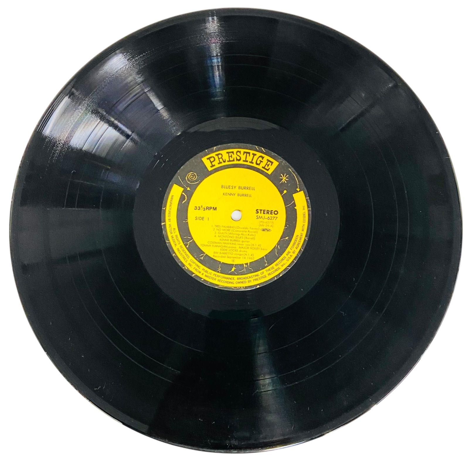 F12218 レコード KENNY BURRELL / BLUESY BURRELL VICTOR MUSICAL