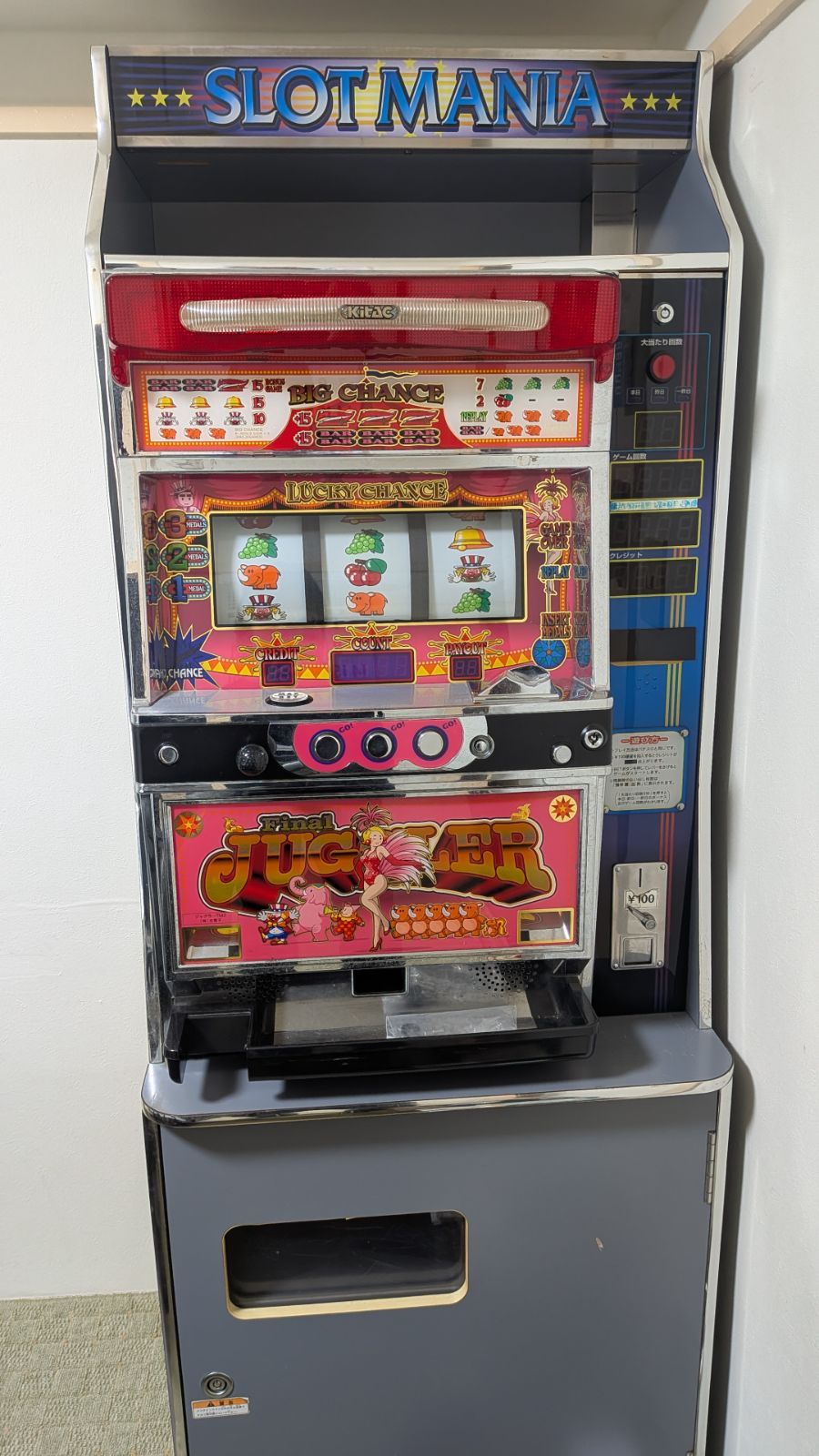 引取専用】スロットマシン ファイナルジャグラー TM2 - メルカリ