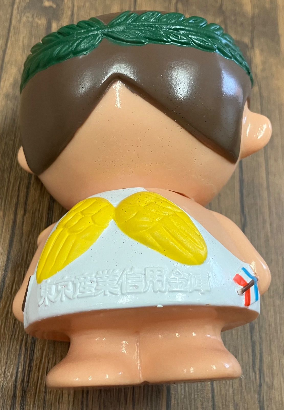 T251 昭和レトロ 貯金箱 東京産業信用金庫 ノベルティ ソフビ - メルカリ