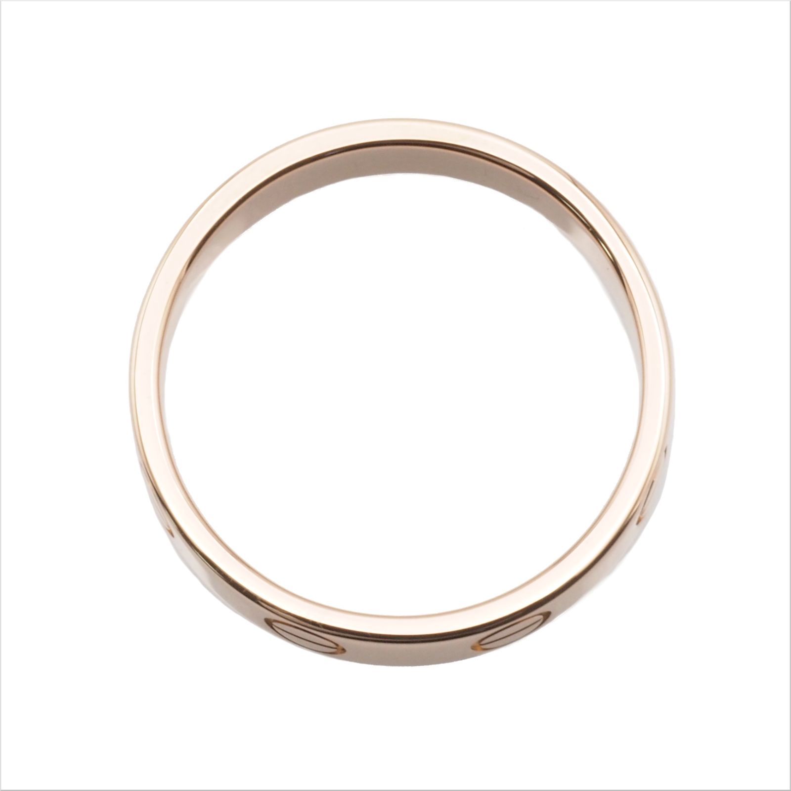 Cartier カルティエ LOVE リング SM ミニラブ #49(約9号) ピンク