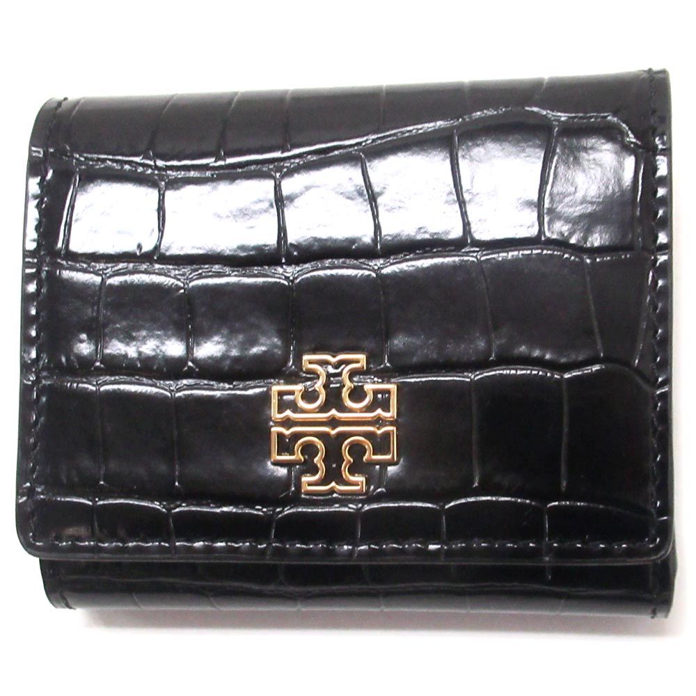 TORY BURCH トリーバーチ アウトレット 財布 ブリテン コンパクト ウォレット 三つ折り財布 164019 001