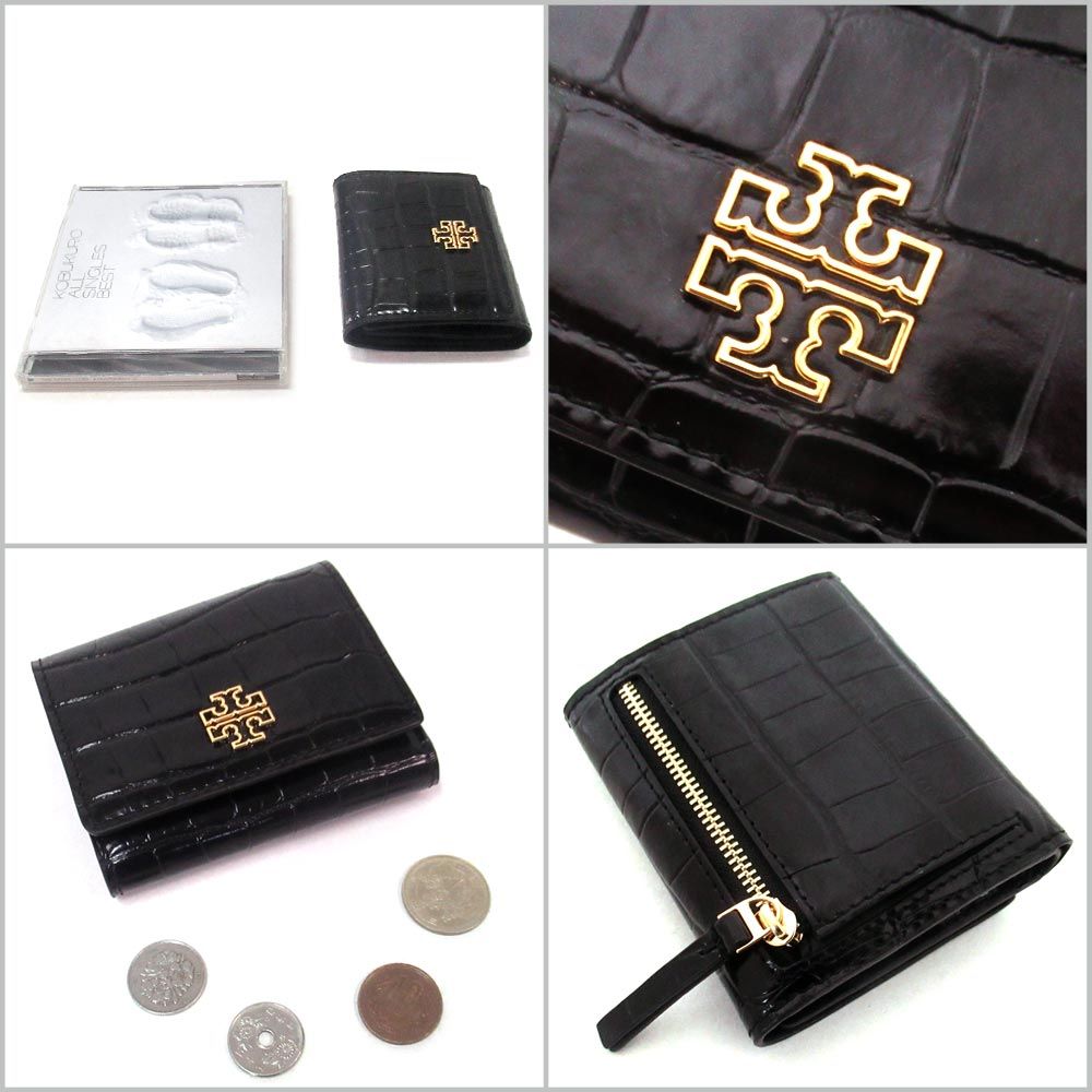 TORY BURCH トリーバーチ アウトレット 財布 ブリテン コンパクト ウォレット 三つ折り財布 164019 001