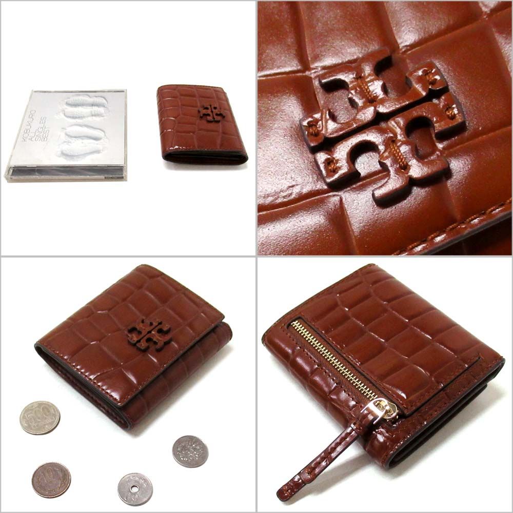 TORY BURCH トリーバーチ アウトレット 財布 シア エンボス加工 コンパクト ウォレット 三つ折り財布 170113 200