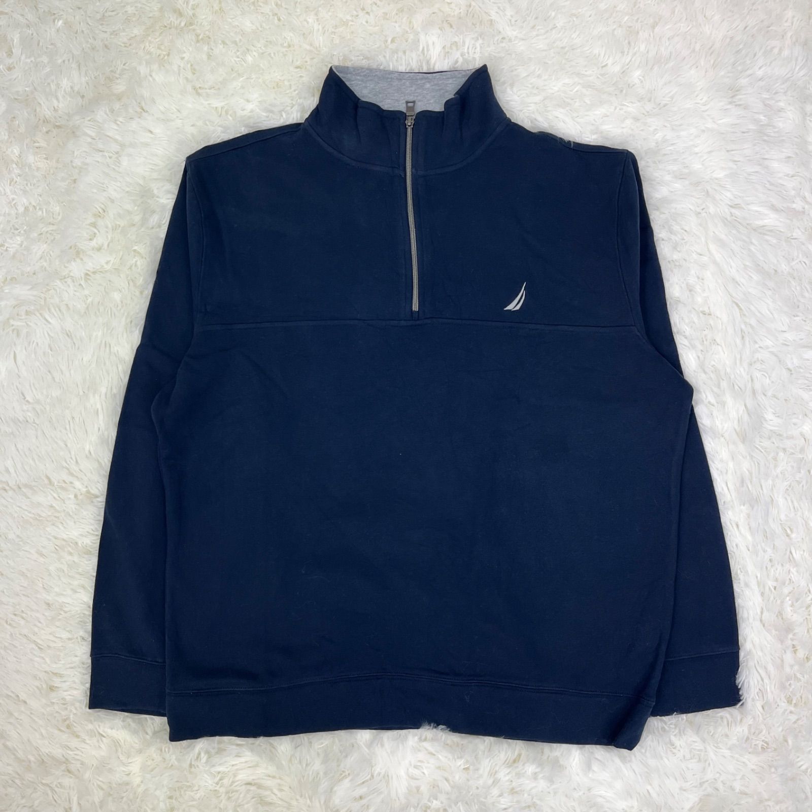 ハーフジップトレーナー スウェット シンプルデザイン 90s