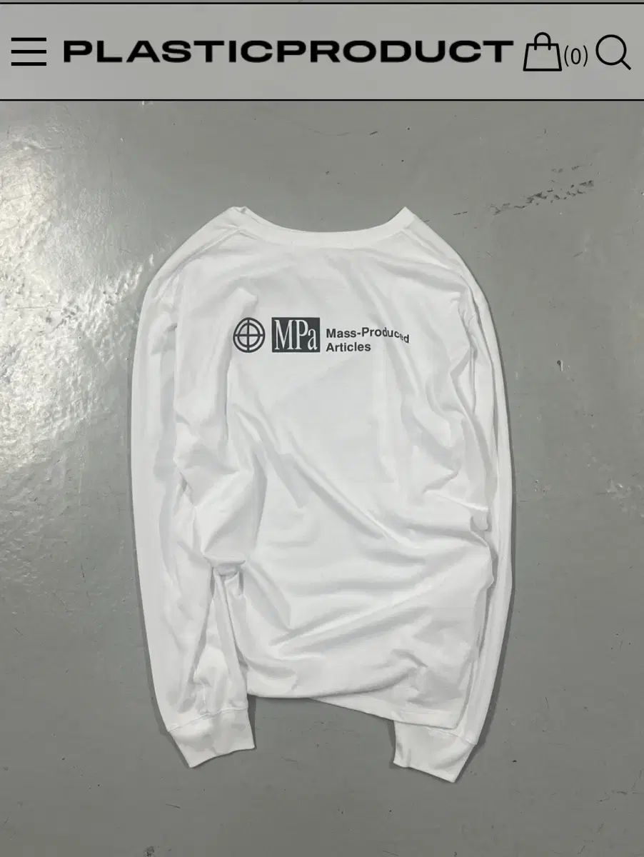 プラスチックプロダクト MPa LONG SLEEVE WHITE