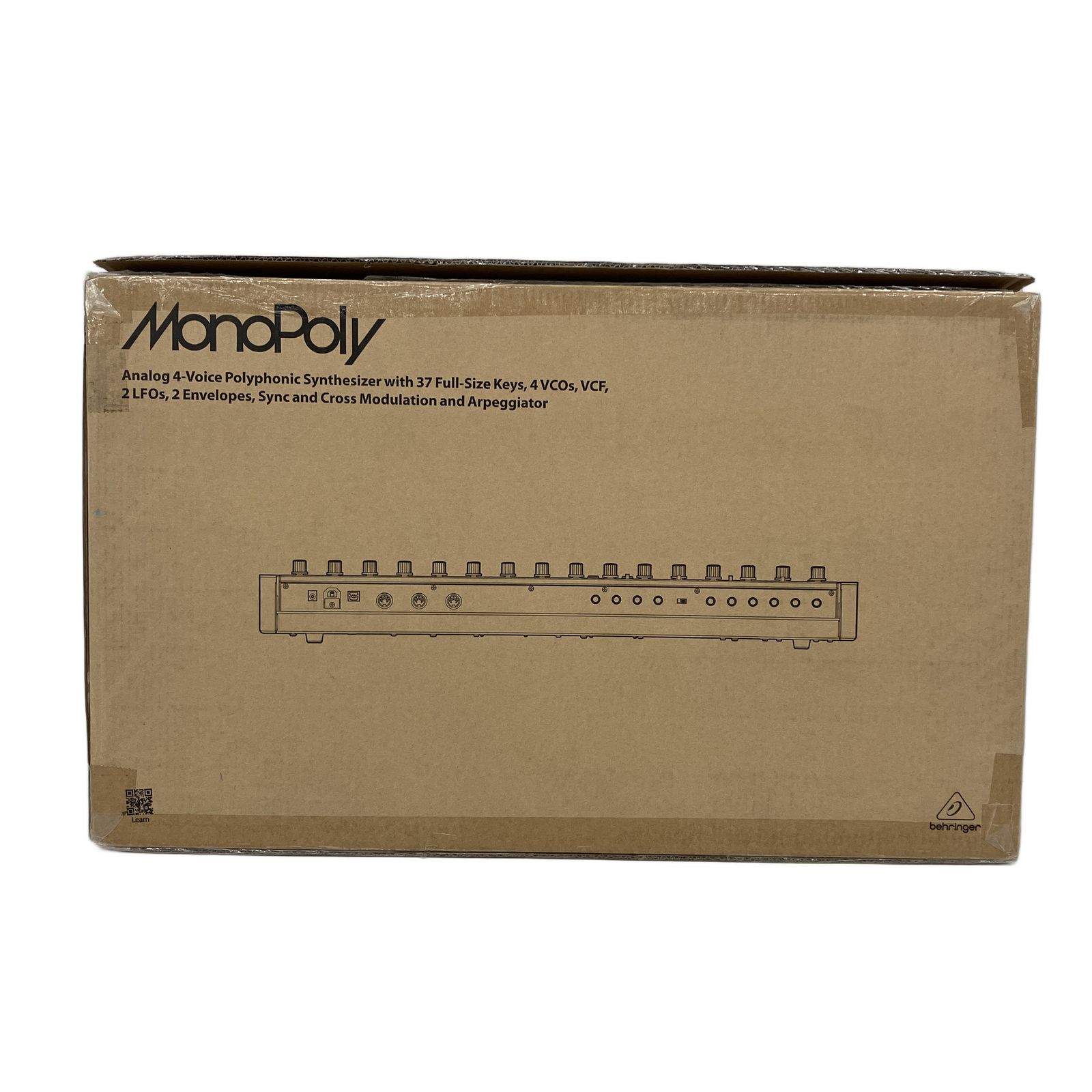 behringer monopoly 4ボイス アナログ シンセサイザー キーボード ベリンガー レコーディングスタジオ マイク