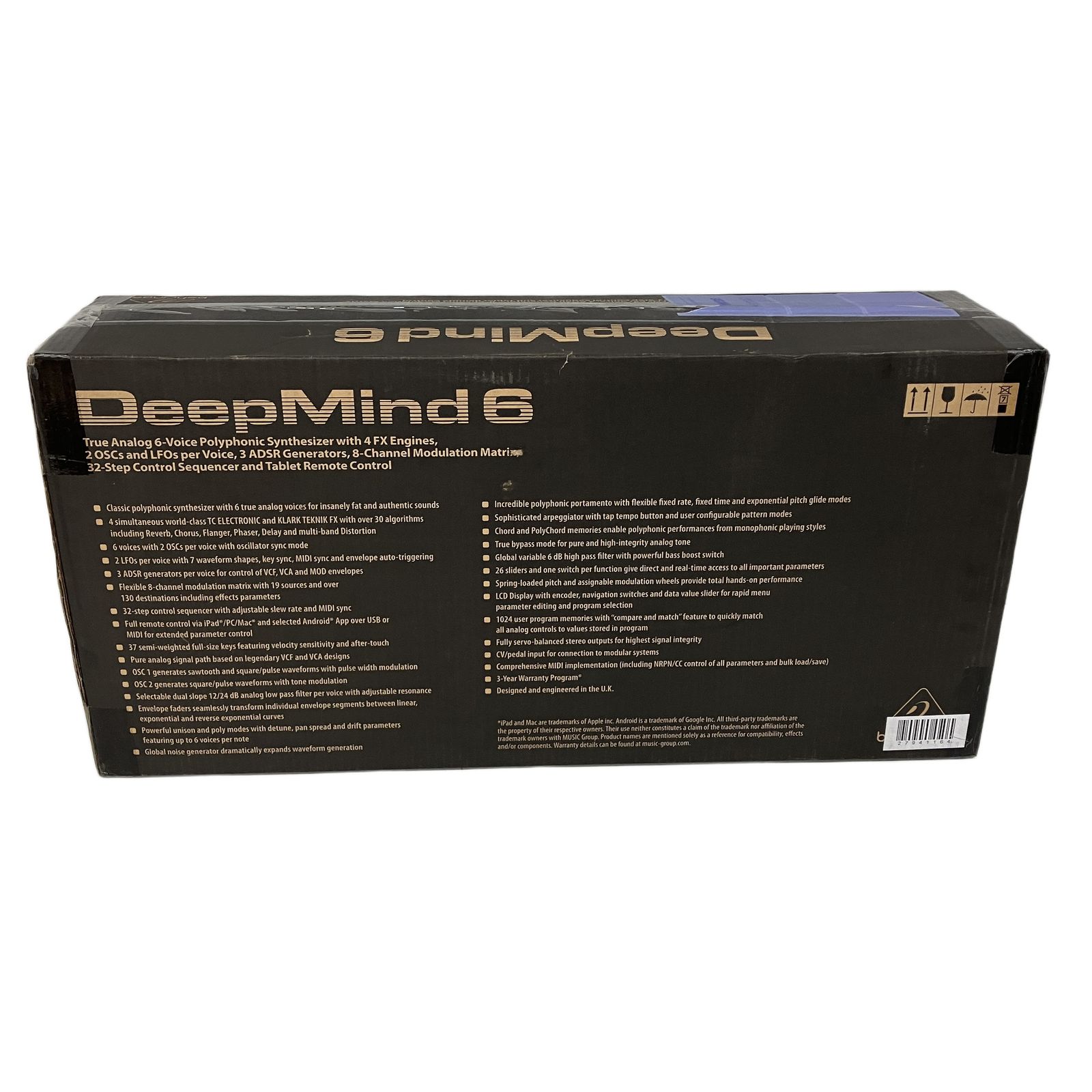 DeepMind 6 ポリフォニック アナログシンセサイザー DCO 6ボイス