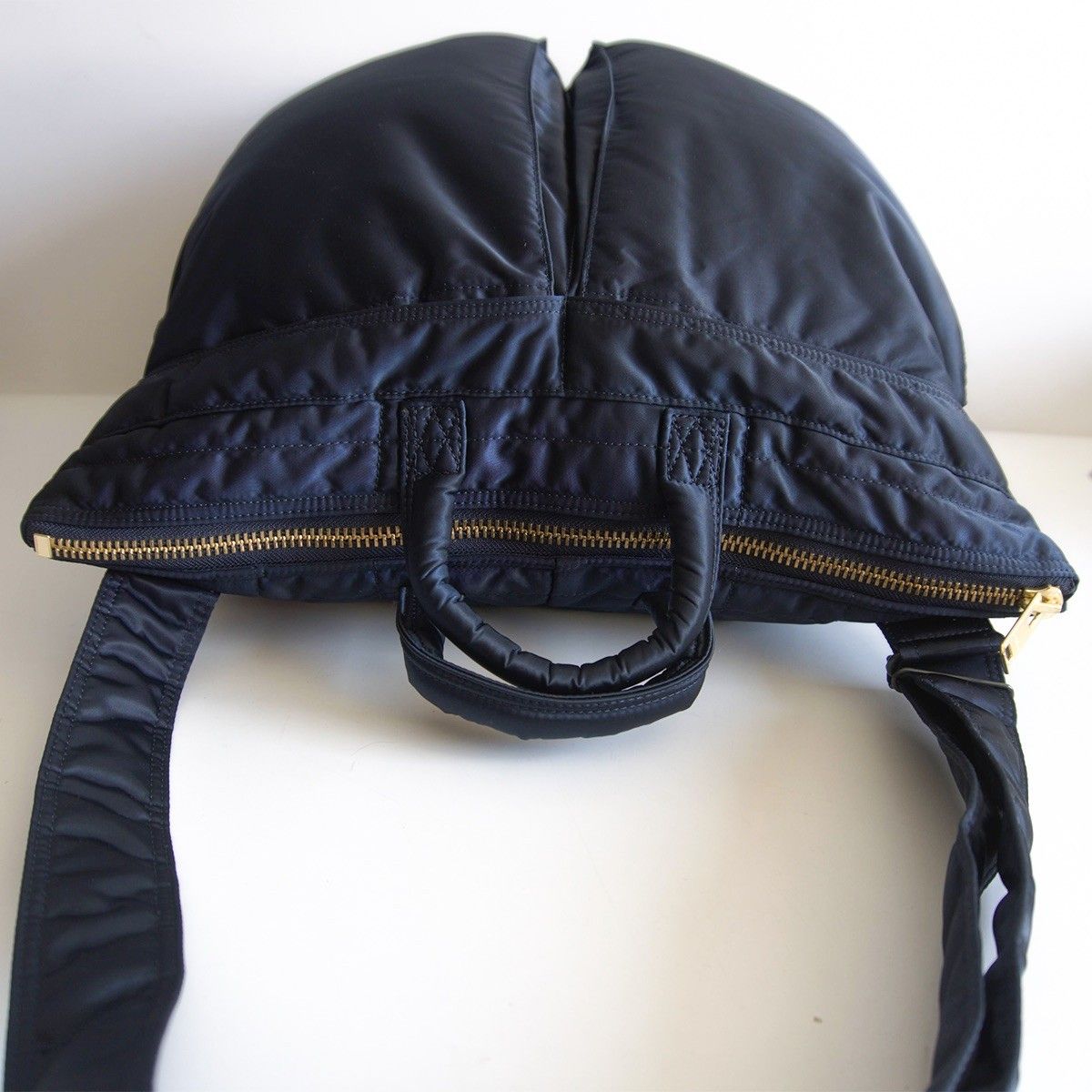 美品】PORTER 【TANKER 2way HELMET BAG】アイアンブルー ヘルメット