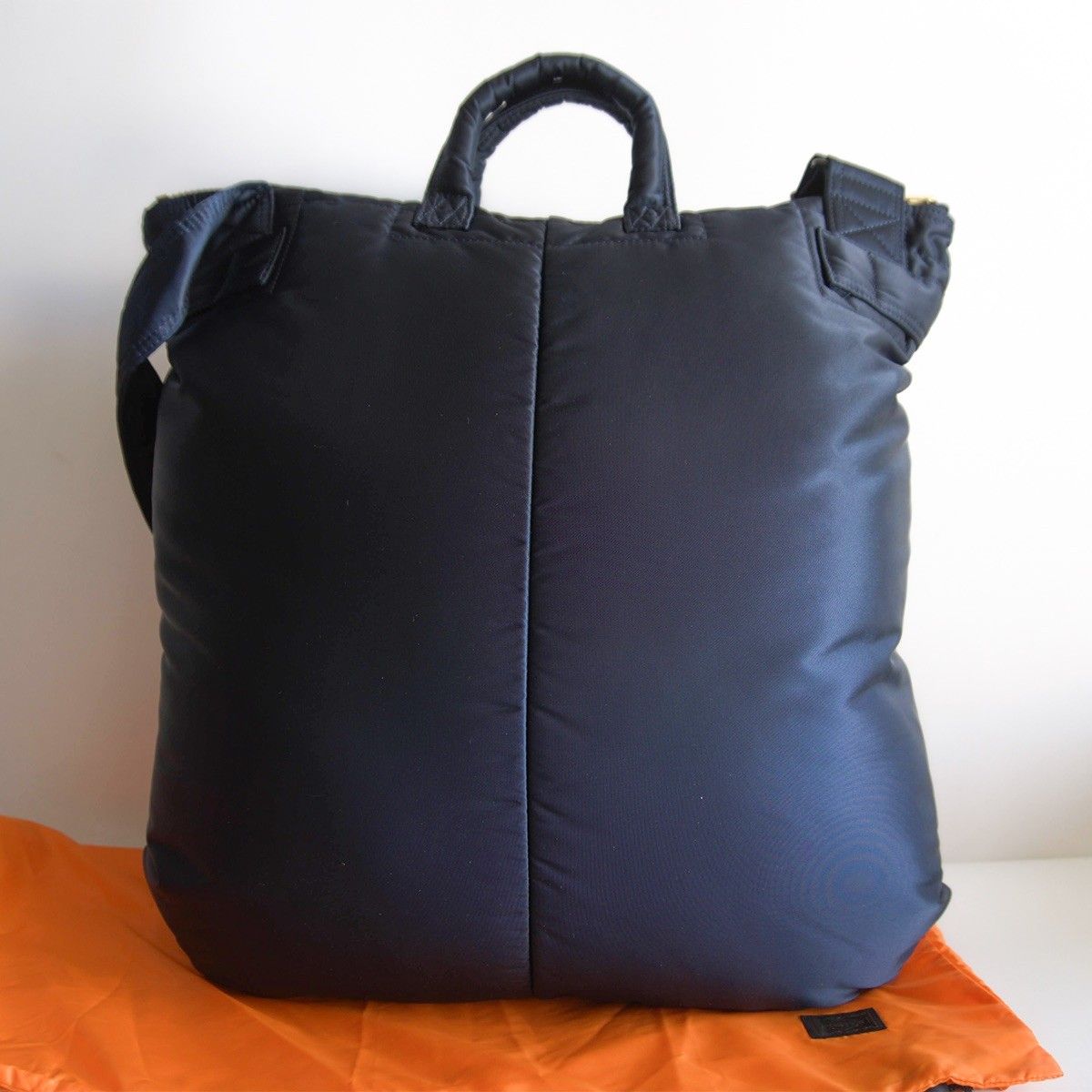 美品】PORTER 【TANKER 2way HELMET BAG】アイアンブルー ヘルメット