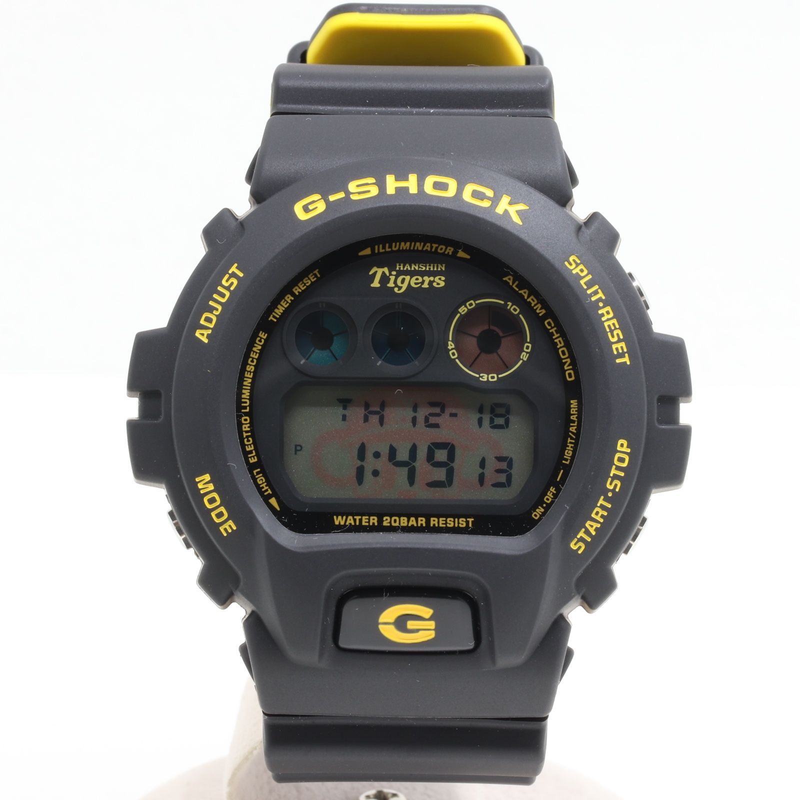 CASIO Gショック DW 6900 TG 1 JR 阪神タイガース 2019 腕時計 メンズ ブラック ウォッチ
