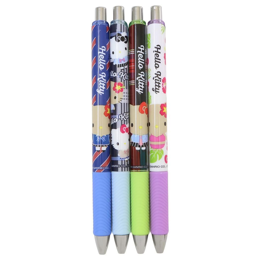 メール便】ハローキティ ボールペン ゲルペン4本パック ブレザー