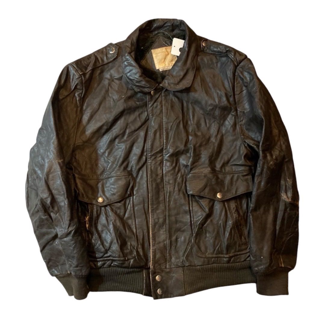 A-2 type leather jacket size42 / フライトタイプ レザー ジャケット