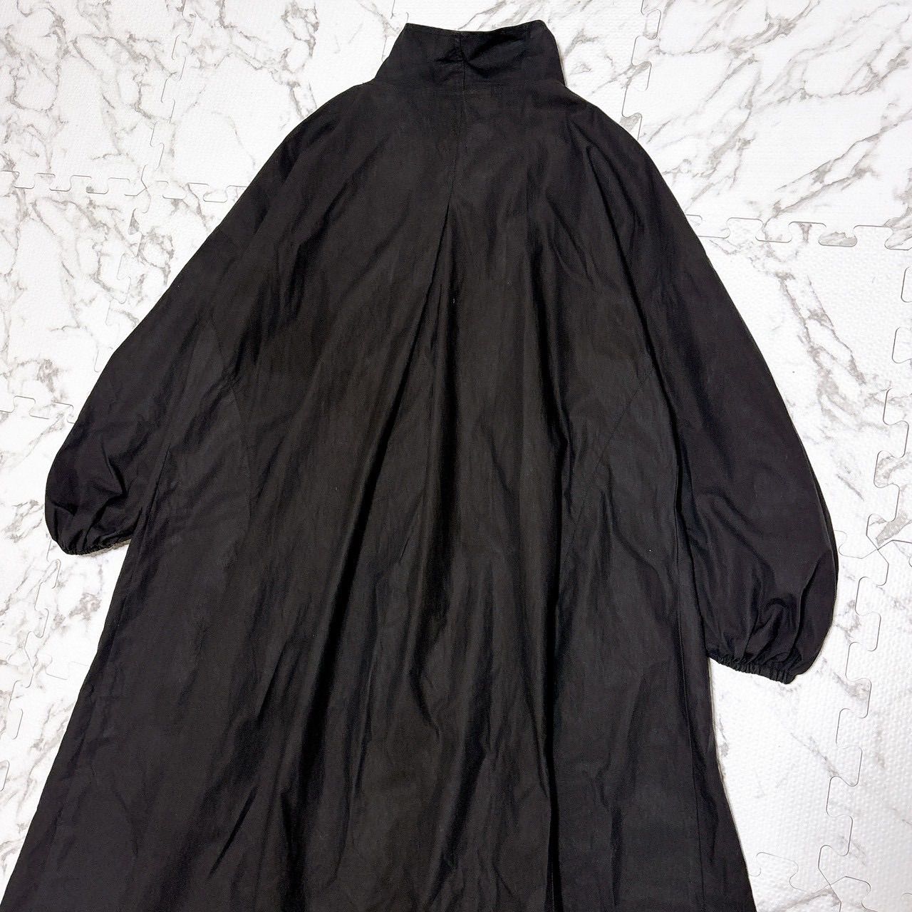 POINTLIGNE ポワンリーニュ センソユニコ 系列 ロングワンピース 38 黒