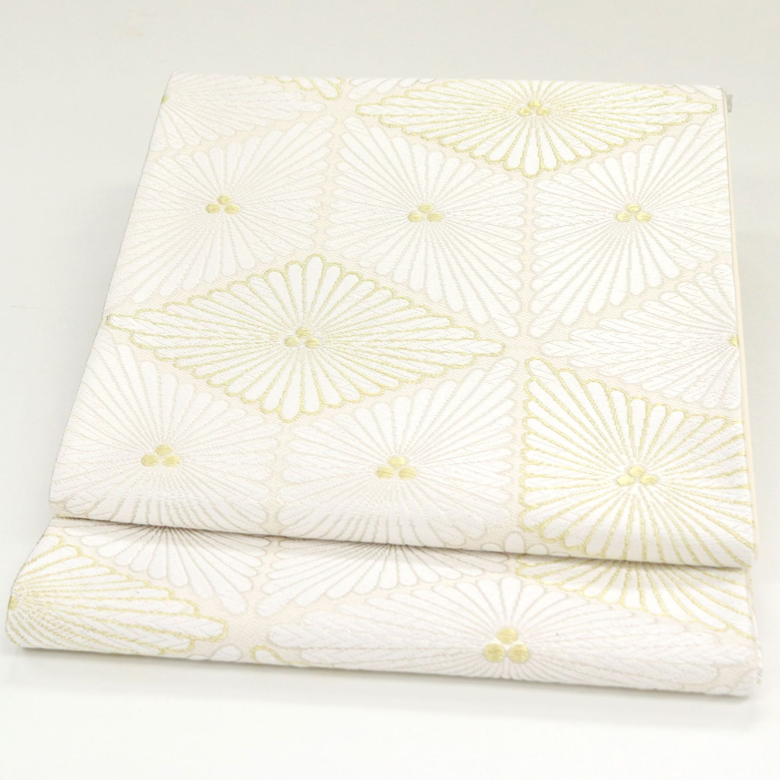 袋帯 能寿菱唐松文