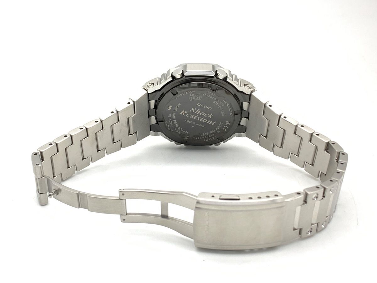 カシオ G-SHOCK ブラック GM-B 2100 SD-1 CJF ステンレススティール