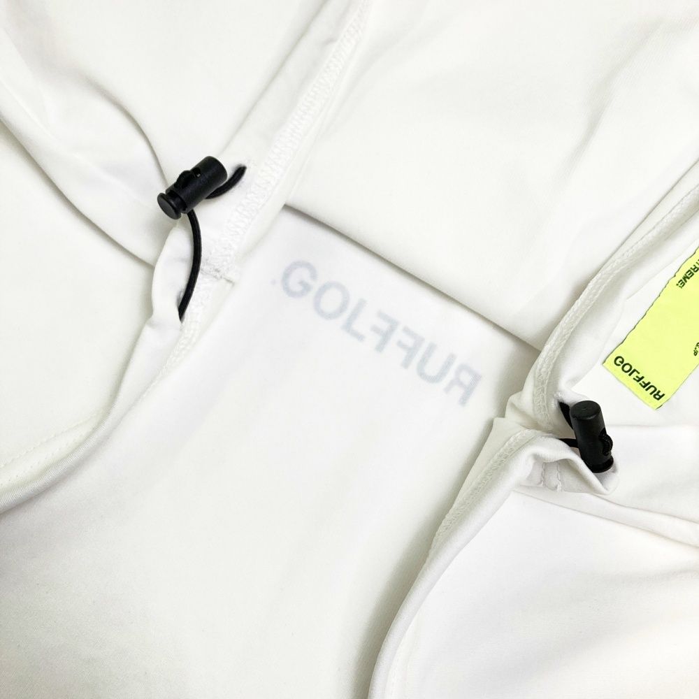 サイズ：XL RUFFLOG ラフロッグ ハイネック半袖Tシャツ ホワイト系