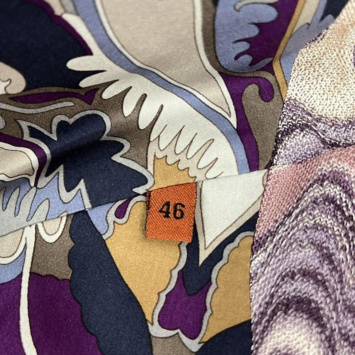 アイボリー×パープル×マルチ