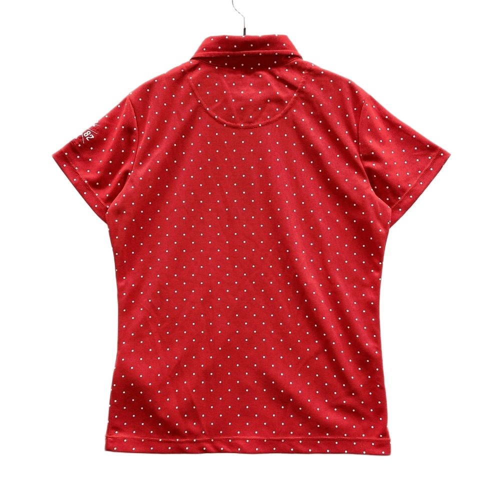サイズ：36 ARCHIVIO アルチビオ 半袖ポロシャツ プリント レッド系
