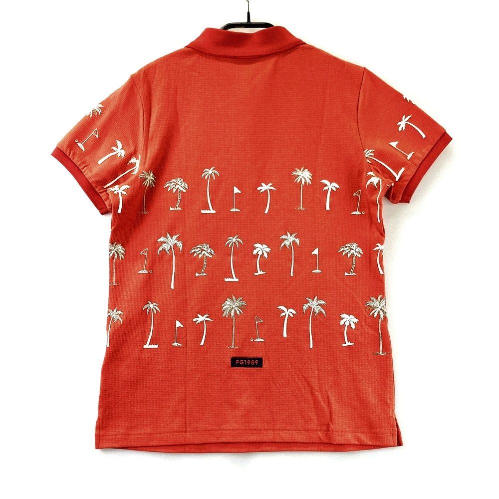 サイズ 0 PEARLY GATES パーリーゲイツ 半袖ポロシャツ オレンジ系 ゴルフウェア レディース ストスト