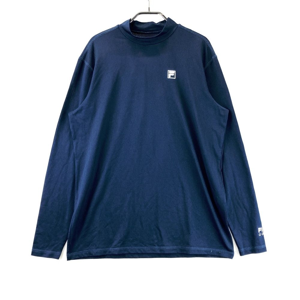 11153 フィラゴルフ メンズ 長袖カットソー 紺色 サイズL 11153