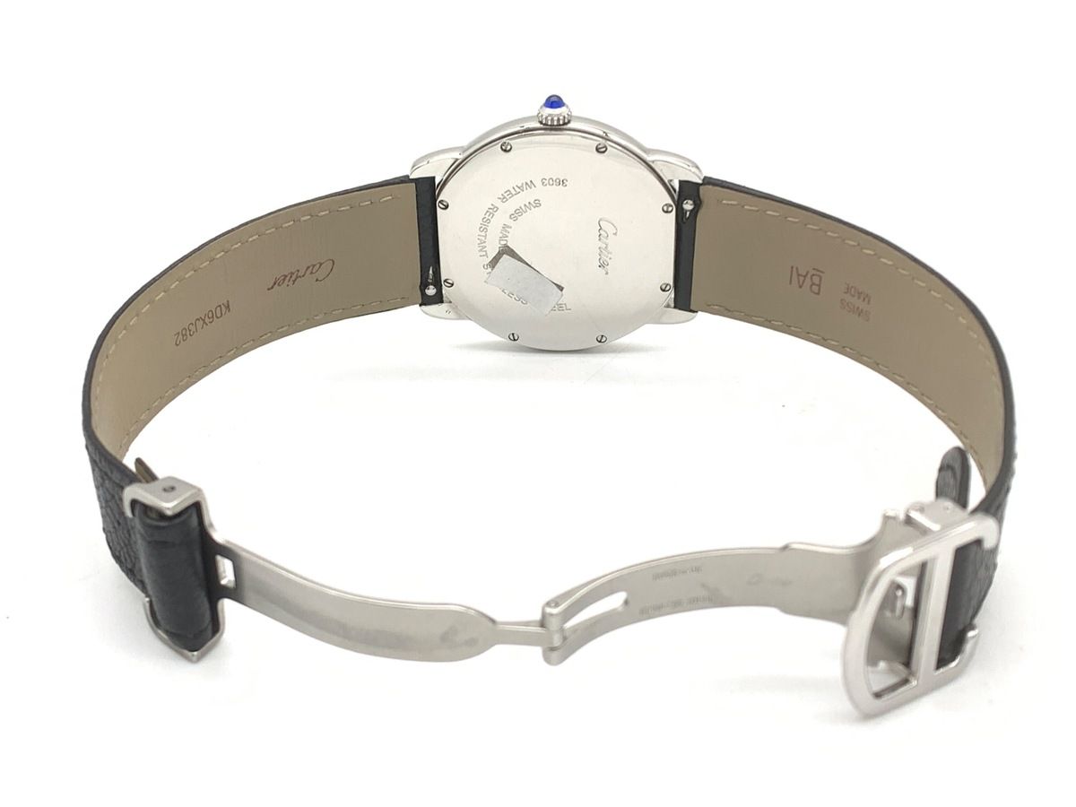 カルティエ ロンドソロ LM シルバー ステンレススティール