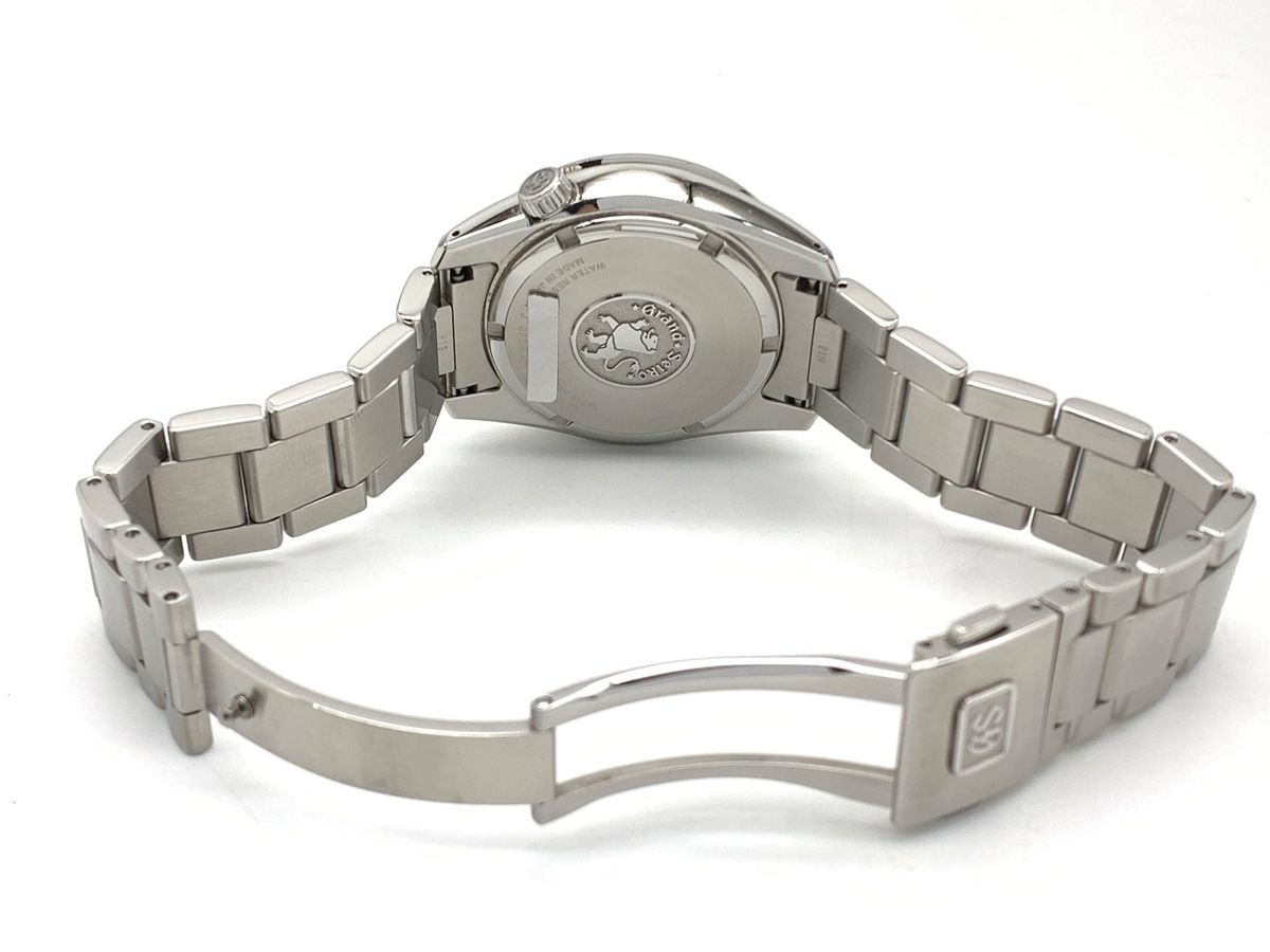 グランドセイコー クォーツ GMT ブラック SBGN 029 ステンレススティール