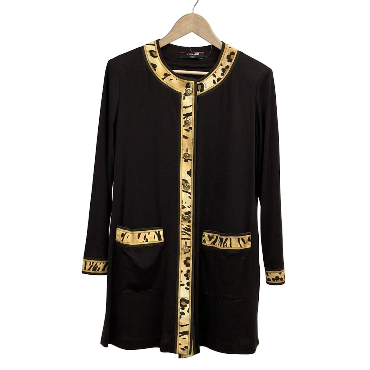 LEONARD(レオナール) ジャケット サイズL L レディース美品 - 黒