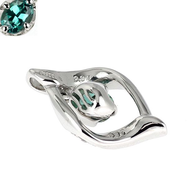 希少 Pt900 アレキサンドライト ダイヤモンド ペンダントトップ 0.36ct