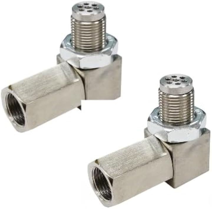 LETIZIA1212 O2センサー ユニバーサル アダプター エラーキャンセラー M18x1.5 ステンレス (90度， 2)