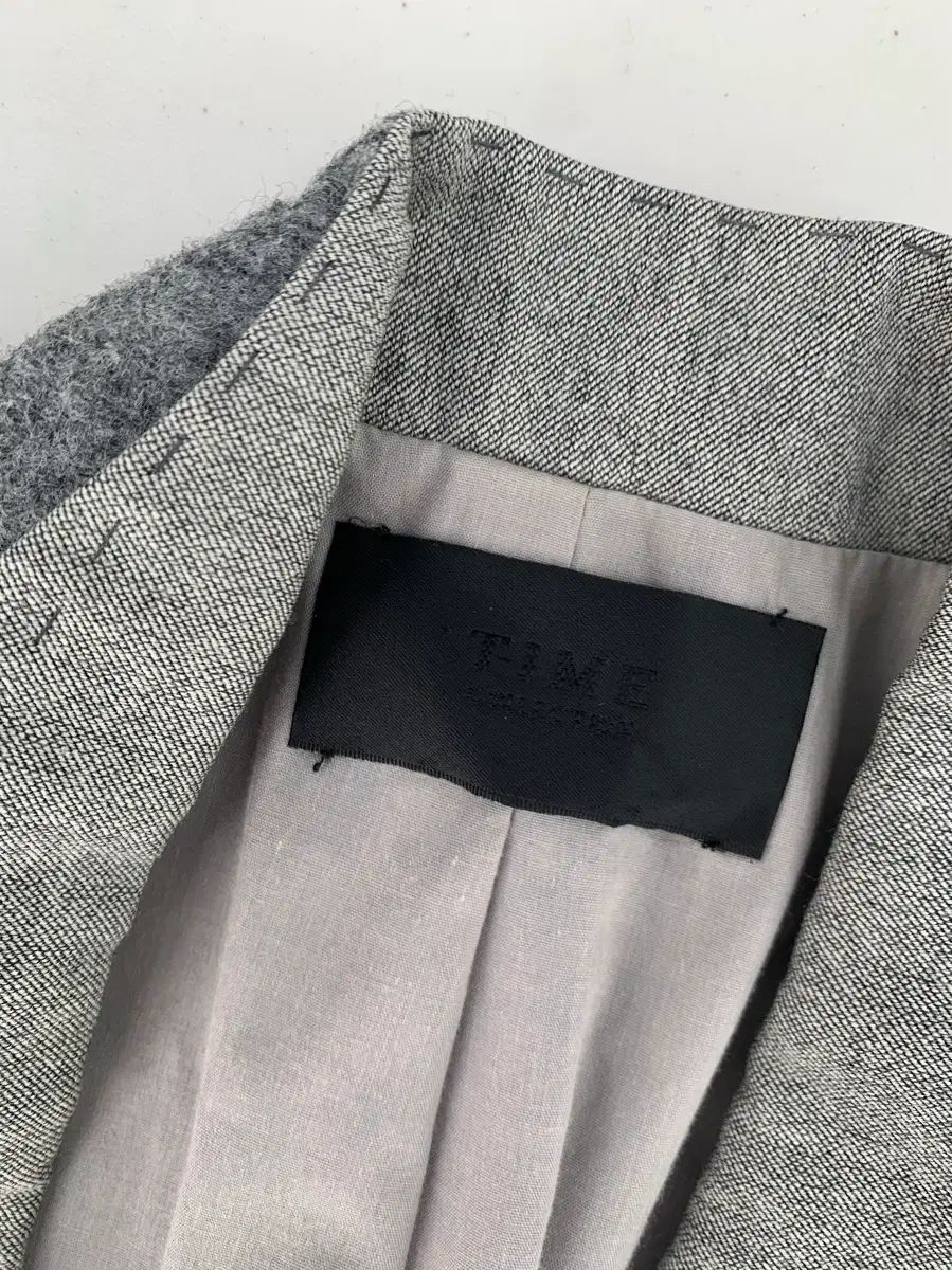  TIME BLACK LABEL グレー ウール セットアップ スーツ セット その他 ビジネススーツ