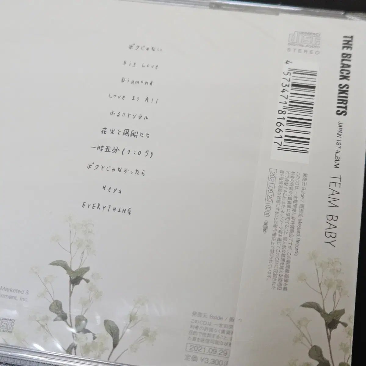The Black Skirts コムジョンチマ 日本版 CD チームベビー