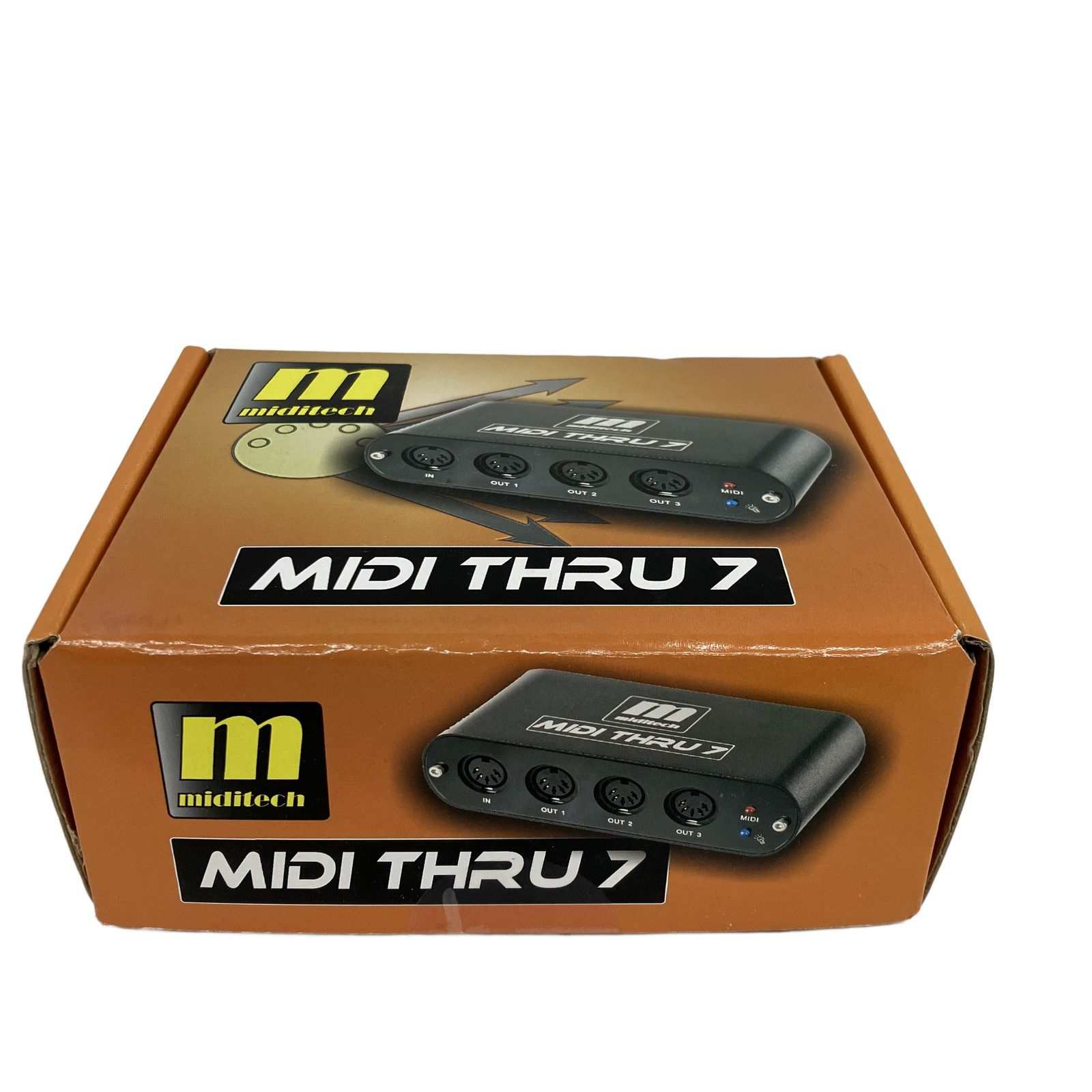 miditech MIDI Thru7 MIDIスルーボックス 7ポート 音楽制作 DTM MIDI