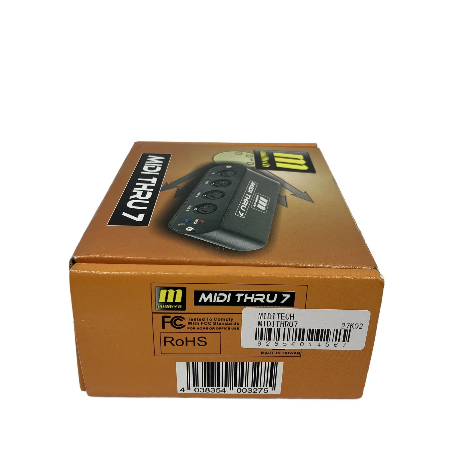 miditech MIDI Thru7 MIDIスルーボックス 7ポート 音楽制作 DTM MIDI