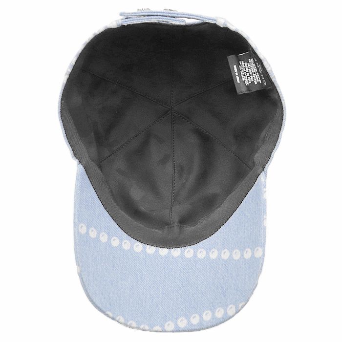 極美品】CHANEL シャネル デニムキャップ パールモチーフ シグネチャー