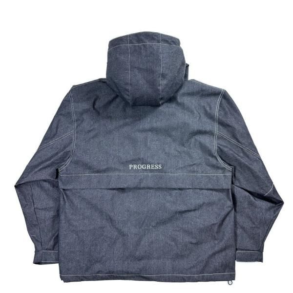  Mｻｲｽﾞ 25-26 REPUBLIC TRAIL PULLOVER JACKET BLACK DENIM リパブリック スノボウェア メンズ スノーボード トレイルプルオーバージャケット JKT 日本 ウェア(男性用) スノーボード