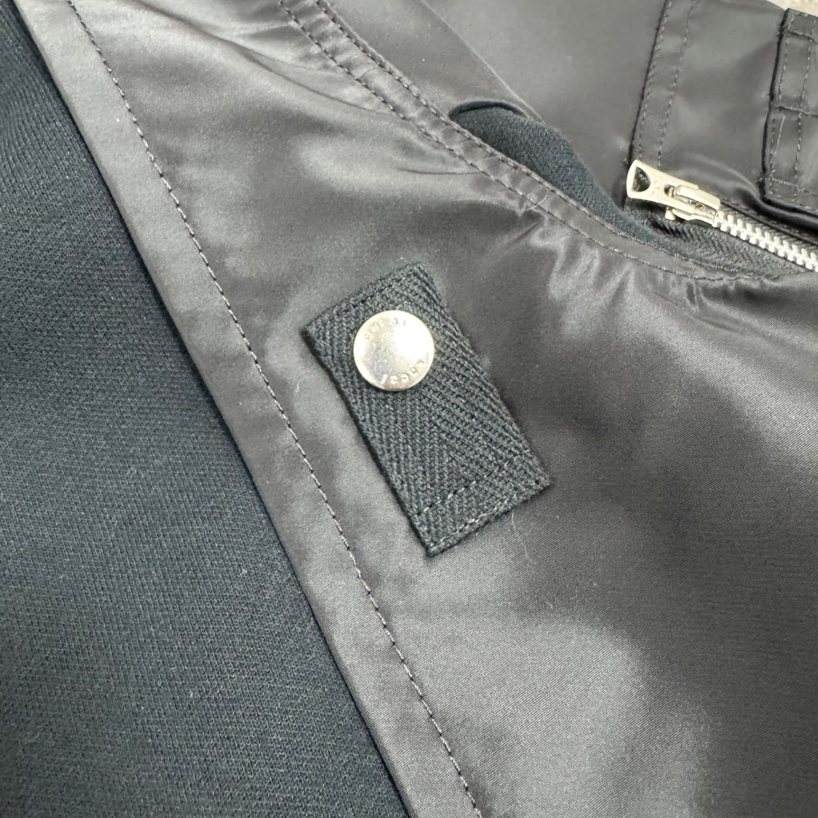 極美品】sacai Nylon Twill × Sponge Sweat Hoodie サイズ4 XL