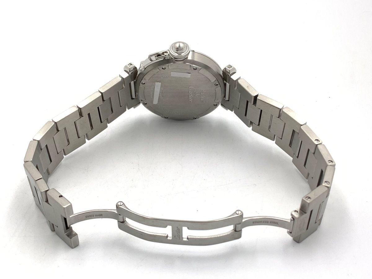 カルティエ パシャC 35 mm ピンク ステンレススティール