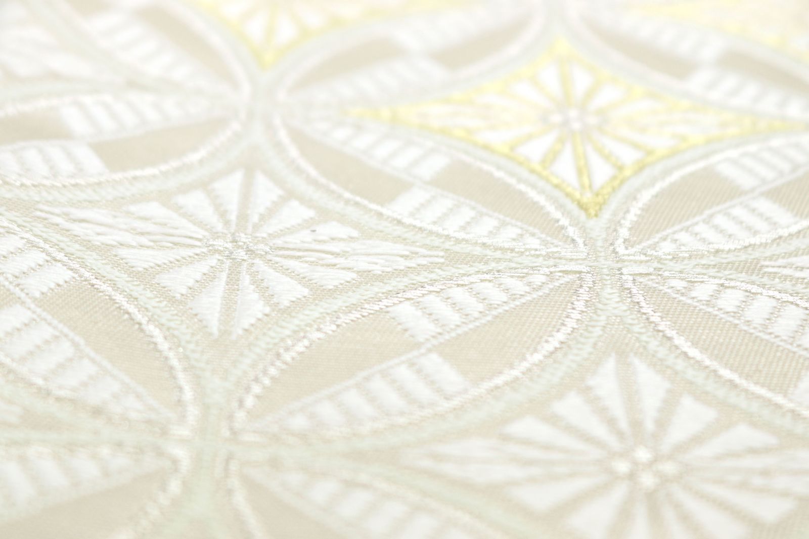 袋帯 能寿切子三ッ七宝文