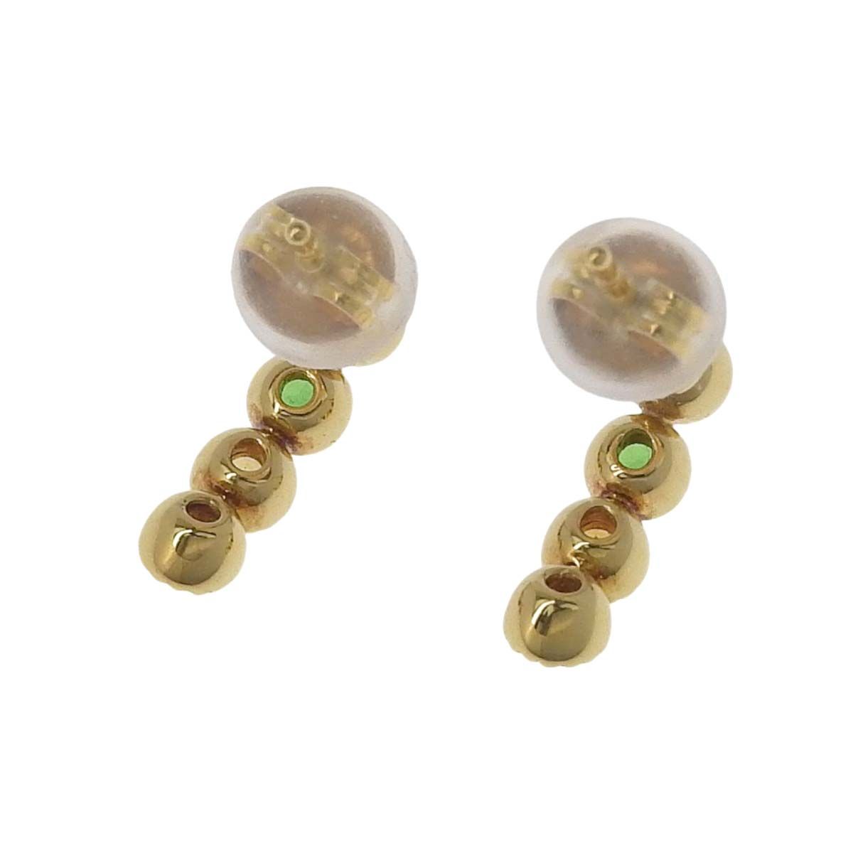 セイレーンアズール SIRENA AZZURRO 4粒 マルチ ストーン ピアス K 18 レディース