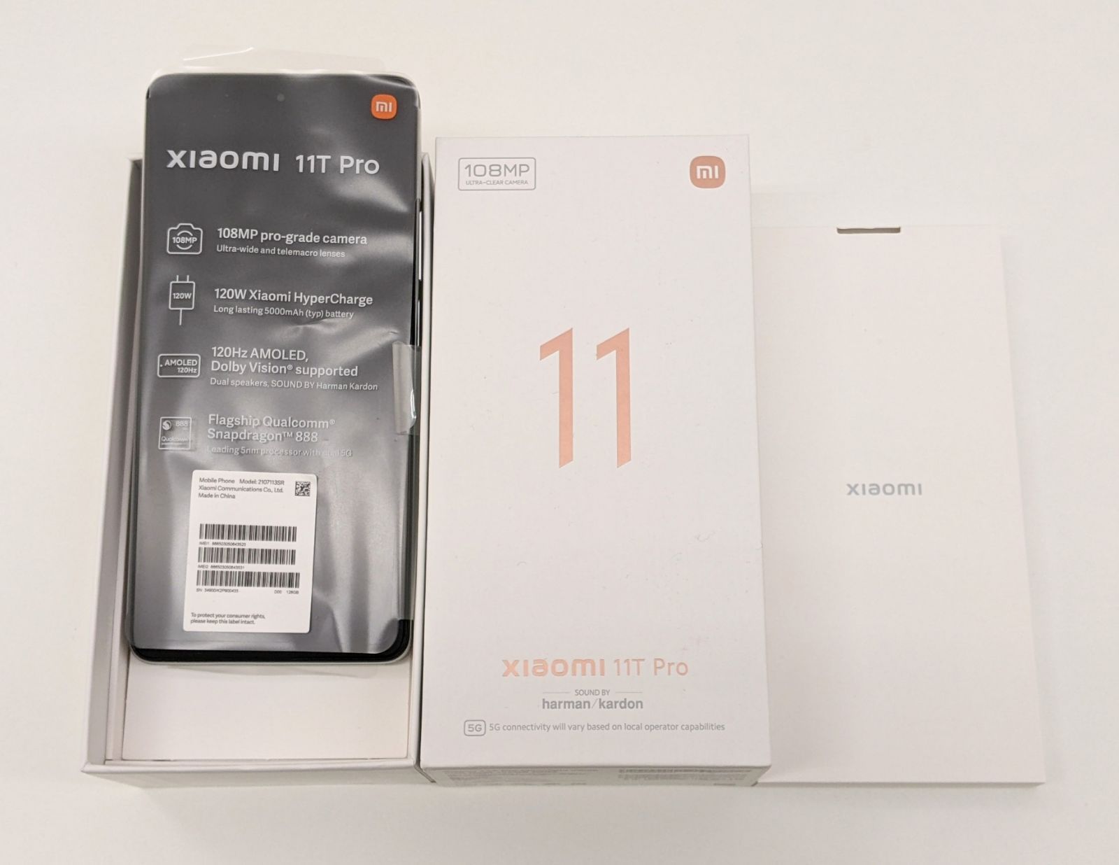 美品・中古品】Xiaomi シャオミ 11T Pro ムーンライトホワイト 128GB