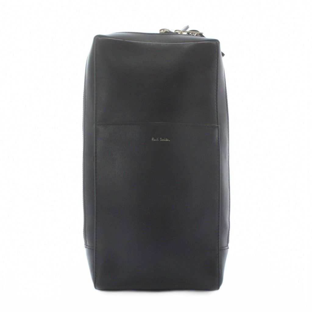 【美品】Paul Smith オイルレザー ボディバッグ 黒 ワンショルダー ポールスミス PAUL SMITH ボディバッグ ワンショルダー レザー ロゴ 黒