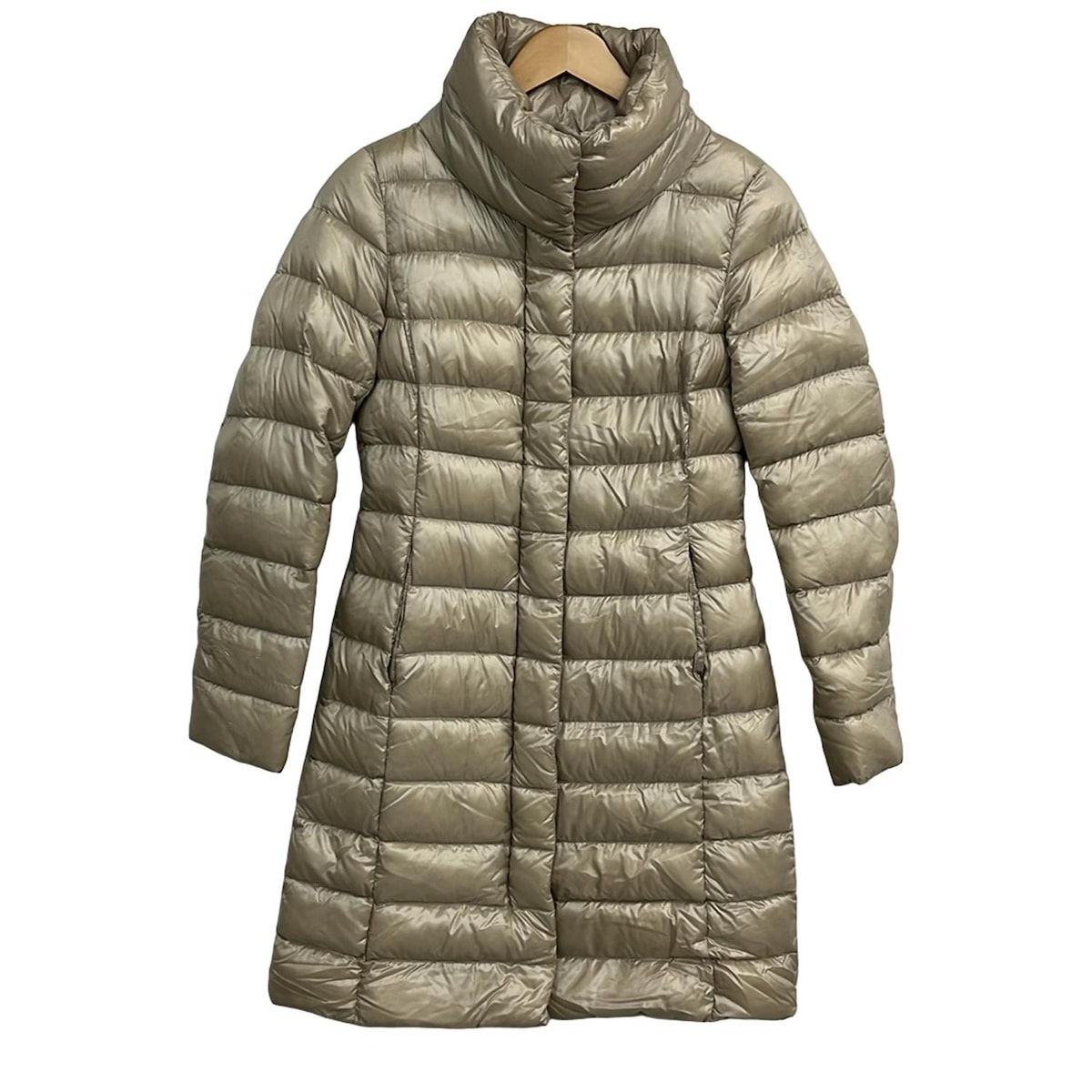 HERNO ヘルノ ダウンコート サイズ42 M レディース - ベージュ 長袖 ジップアップ 冬
