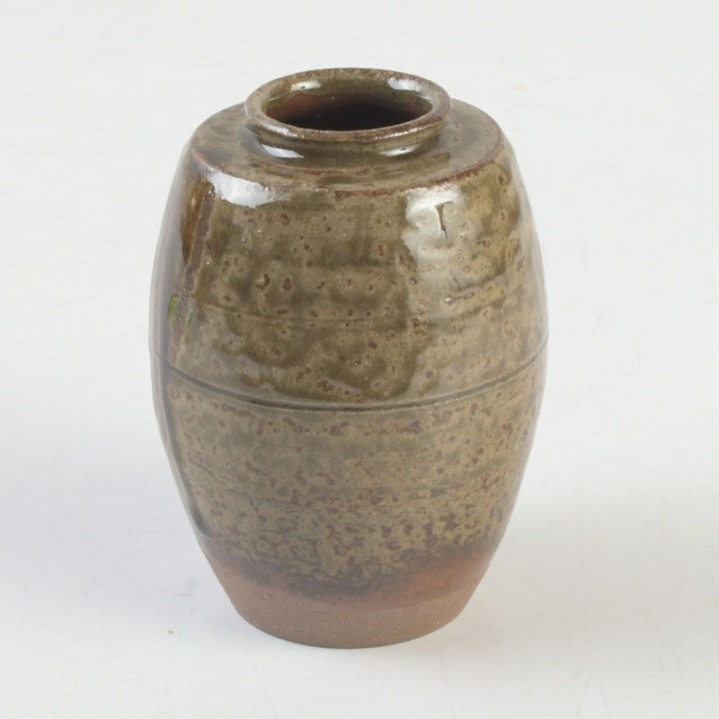 茶道具 丹波焼 尾中窯 市野信水造 肩衛茶入 仕覆付 共箱 V S508 - メルカリ