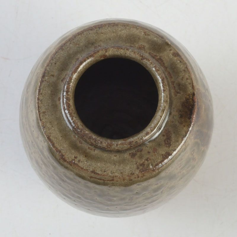 茶道具 丹波焼 尾中窯 市野信水造 肩衛茶入 仕覆付 共箱 V S508 - メルカリ