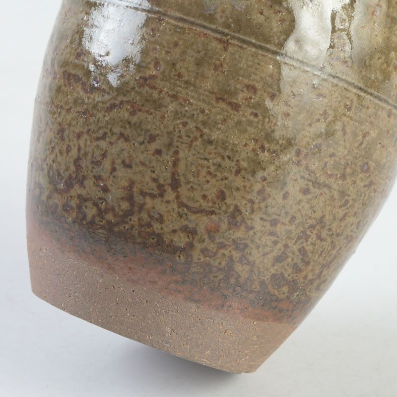 茶道具 丹波焼 尾中窯 市野信水造 肩衛茶入 仕覆付 共箱 V S508 - メルカリ